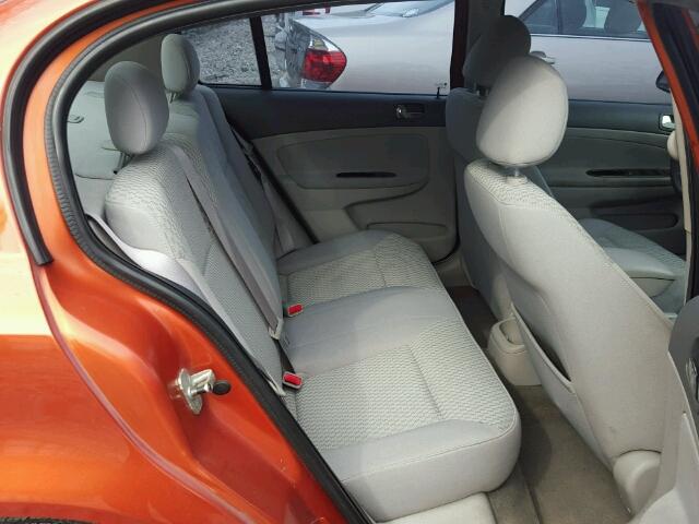 1G1AL52F157552303 - 2005 CHEVROLET COBALT LS ORANGE photo 6