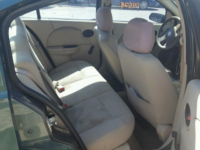 1G8AZ55F16Z192337 - 2006 SATURN ION LEVEL GREEN photo 6