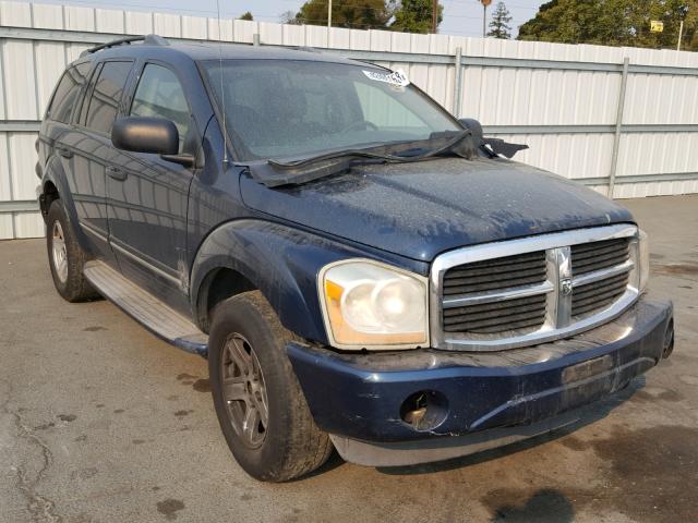 1D4HD58D14F136302 - 2004 DODGE DURANGO LI BLUE photo 1