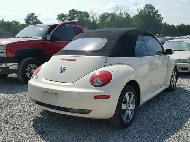 3VWRF31Y16M319843 - 2006 VOLKSWAGEN NEW BEETLE Krem foto 4