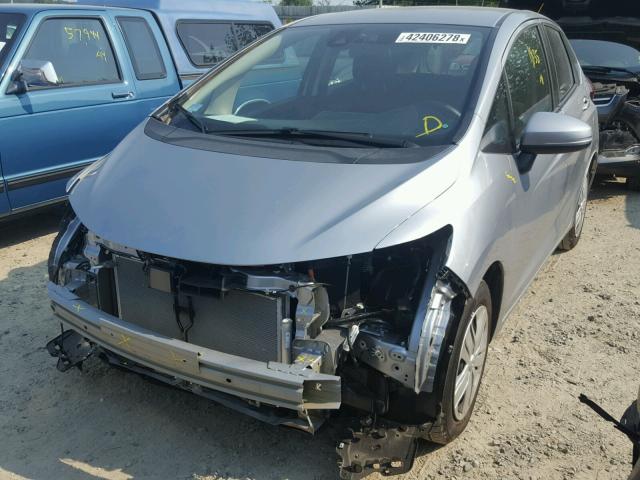 3HGGK5H58JM715131 - 2018 HONDA FIT LX SILVER photo 2