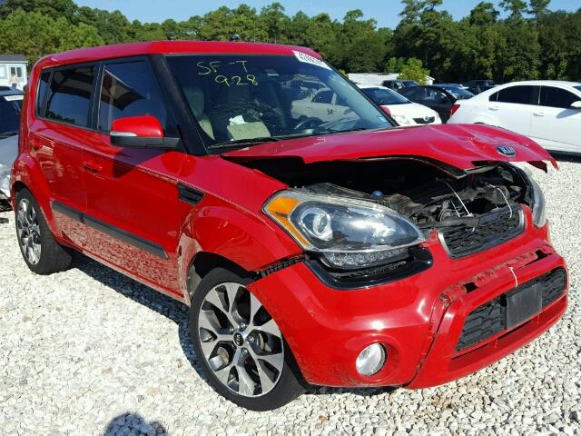 KNDJT2A65D7485713 - 2013 KIA SOUL RED photo 1