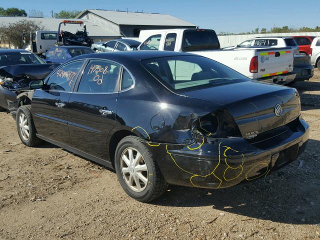 2G4WC532551203744 - 2005 BUICK LACROSSE C BLACK photo 3