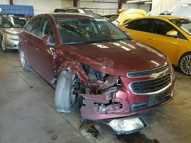 1G1PE5SB7G7126667 - 2016 CHEVROLET CRUZE LIMI RED photo 1