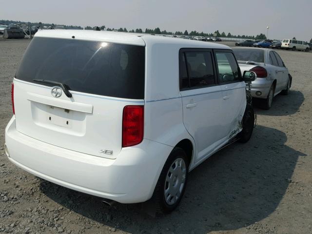 JTLKE50E481033810 - 2008 TOYOTA SCION XB Weiß Foto 4