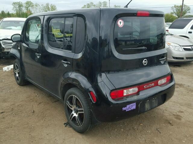 JN8AZ28R89T121688 - 2009 NISSAN CUBE BASE BLACK photo 3