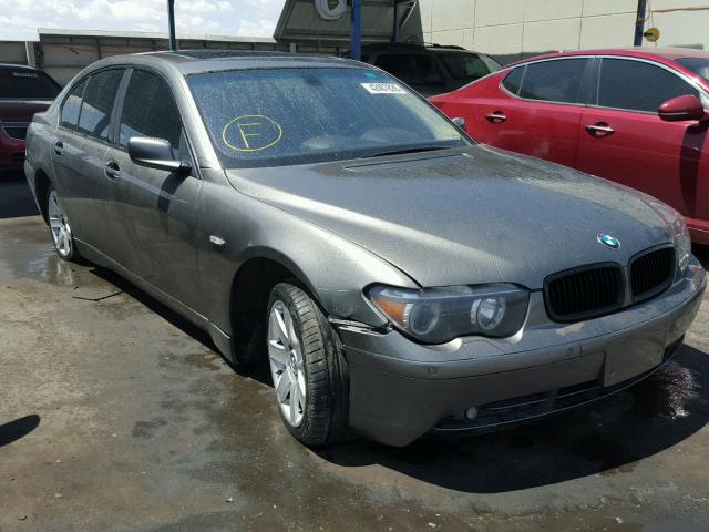 WBAGL63463DP65537 - 2003 BMW 745 I GRAY photo 1