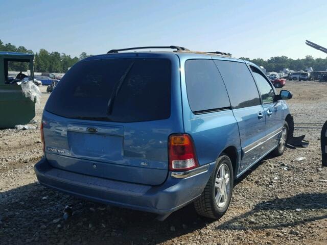 2FMZA52412BA11748 - 2002 FORD WINDSTAR S BLUE photo 4