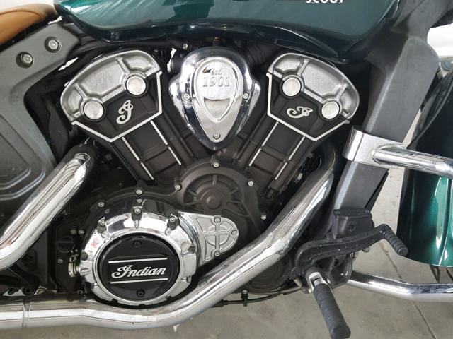 56KMSB005J3124735 - 2018 INDIAN MOTORCYCLE CO. SCOUT GREEN photo 7