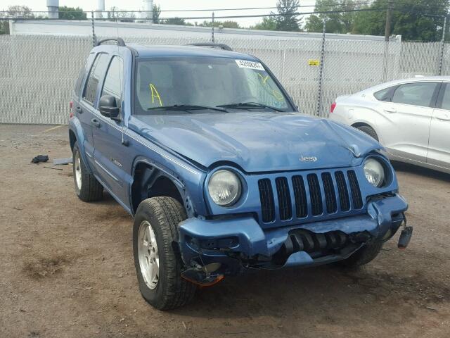 1J4GL58K73W529207 - 2003 JEEP LIBERTY LI BLUE photo 1