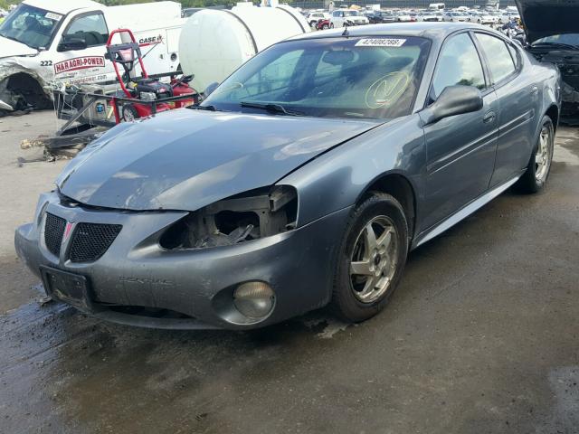 2G2WP542841242239 - 2004 PONTIAC GRAND PRIX Сірий фото 2