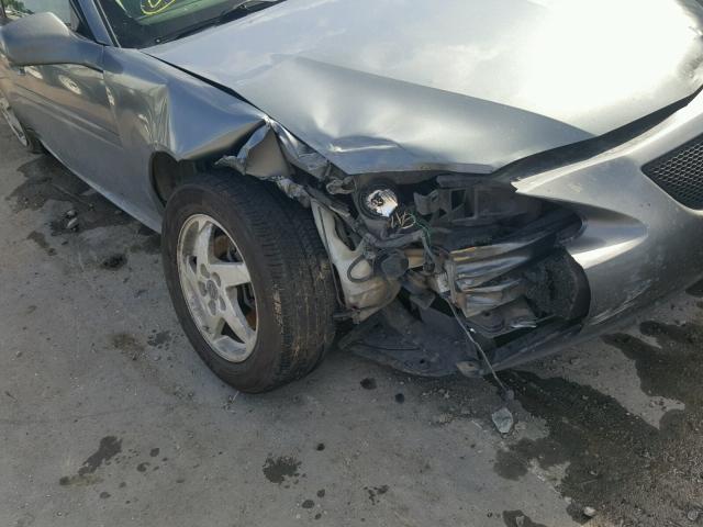 2G2WP542841242239 - 2004 PONTIAC GRAND PRIX Сірий фото 9