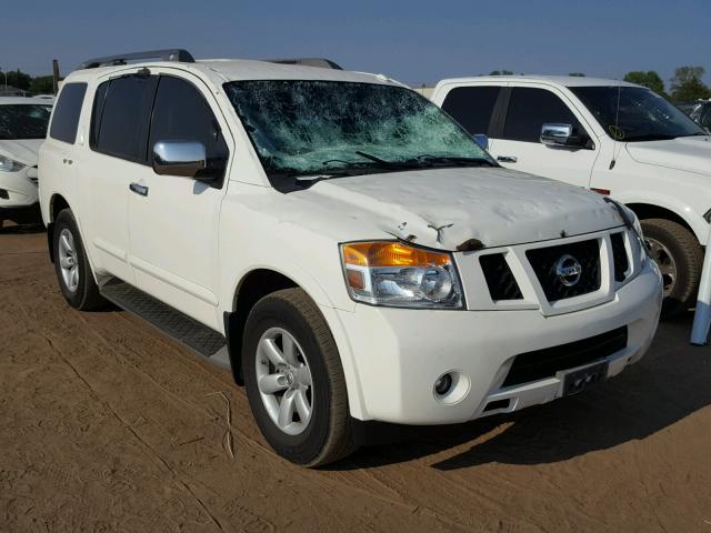 5N1BA0ND1AN615559 - 2010 NISSAN ARMADA SE WHITE photo 1