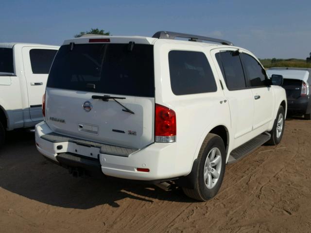 5N1BA0ND1AN615559 - 2010 NISSAN ARMADA SE WHITE photo 4