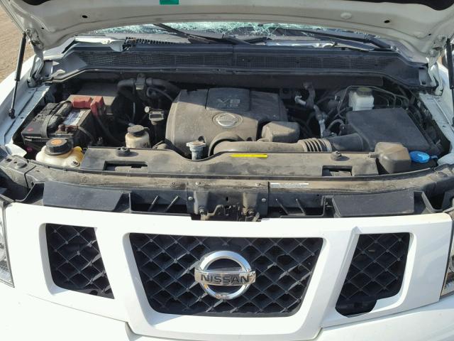 5N1BA0ND1AN615559 - 2010 NISSAN ARMADA SE WHITE photo 7