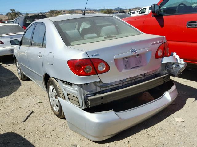 1NXBR32EX6Z650251 - 2006 TOYOTA COROLLA CE SILVER photo 3