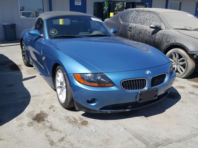 4USBT33423LS46934 - 2003 BMW Z4 2.5 BLUE photo 1