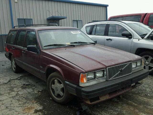 YV1FA8753K2194614 - 1989 VOLVO 740 BURGUNDY photo 1