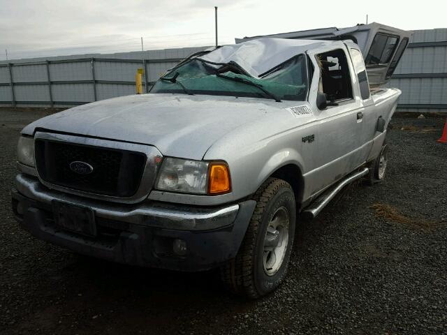 1FTZR45E44PA84457 - 2004 FORD RANGER SILVER photo 2