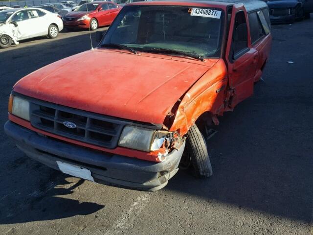 1FTCR10A9RUB10178 - 1994 FORD RANGER RED photo 2