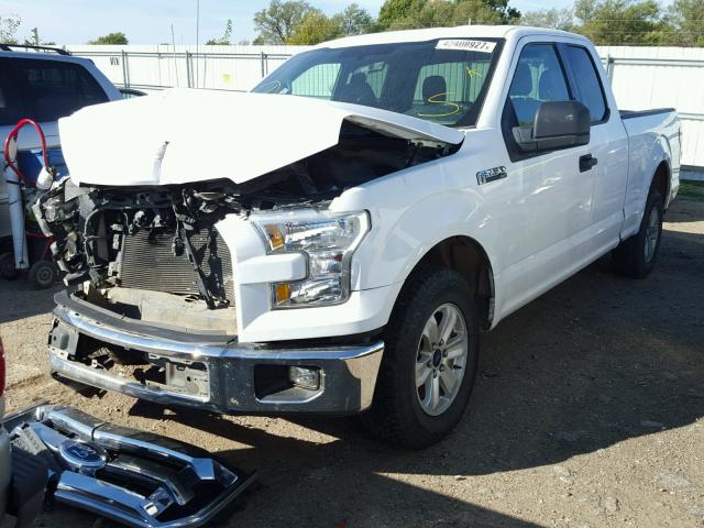 1FTEX1C88FKF17097 - 2015 FORD F150 SUPER WHITE photo 2