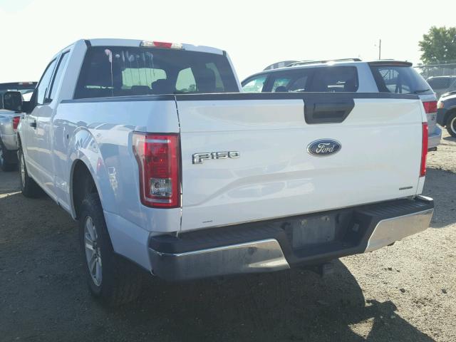 1FTEX1C88FKF17097 - 2015 FORD F150 SUPER WHITE photo 3