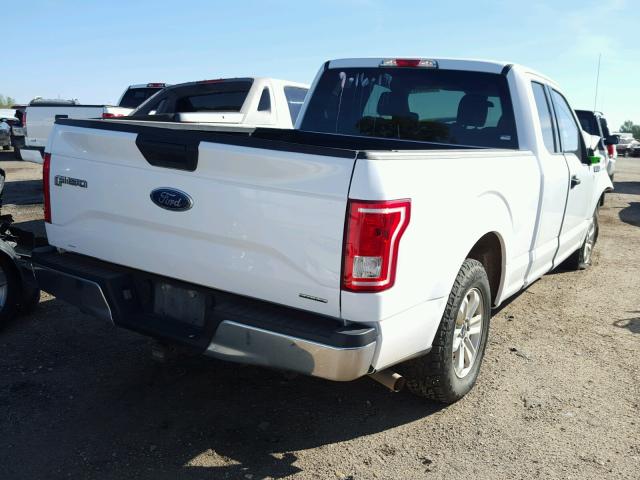 1FTEX1C88FKF17097 - 2015 FORD F150 SUPER WHITE photo 4