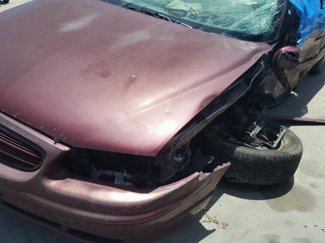 2G4WB55K511317978 - 2001 BUICK REGAL LS MAROON photo 9