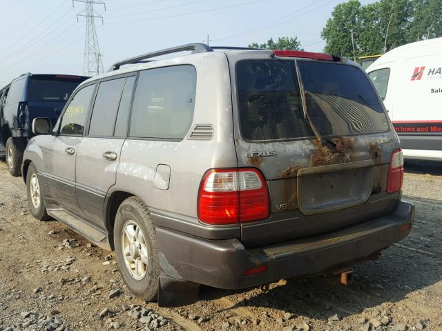 JT6HT00W7X0042777 - 1999 LEXUS LX 470 BEIGE photo 3