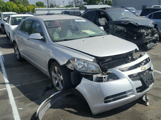 1G1ZC5E1XBF237116 - 2011 CHEVROLET MALIBU 1LT SILVER photo 1