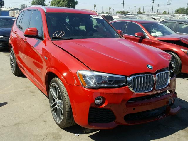 5UXWZ7C38H0V92675 - 2017 BMW X3 SDRIVE2 RED photo 1