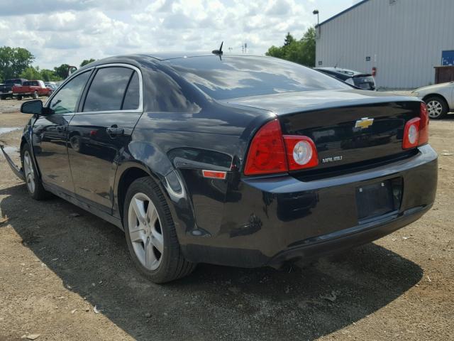 1G1ZB5E1XBF287968 - 2011 CHEVROLET MALIBU LS შავი ფოტო 3