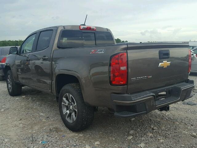 1GCGTDEN3H1230090 - 2017 CHEVROLET COLORADO Z BROWN photo 3