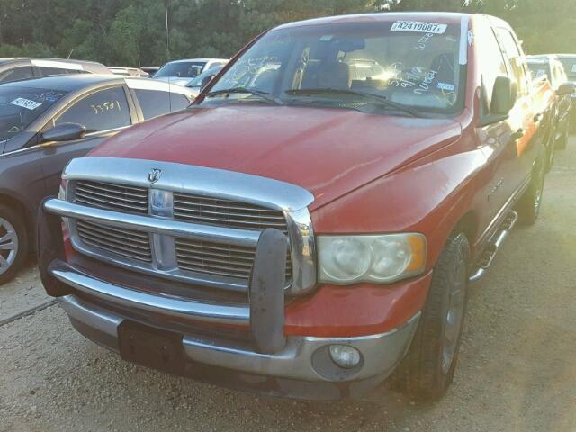 1D7HA18NX2S704564 - 2002 DODGE RAM 1500 RED photo 2