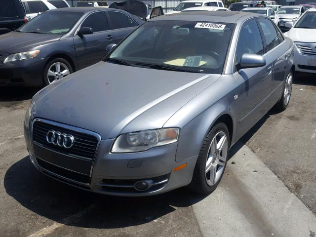 WAUAF78E37A040800 - 2007 AUDI A4 2 SILVER photo 2