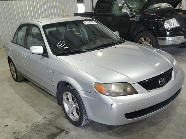 JM1BJ225531210912 - 2003 MAZDA PROTEGE SILVER photo 1