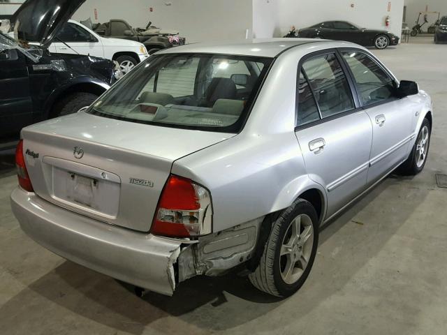 JM1BJ225531210912 - 2003 MAZDA PROTEGE SILVER photo 4