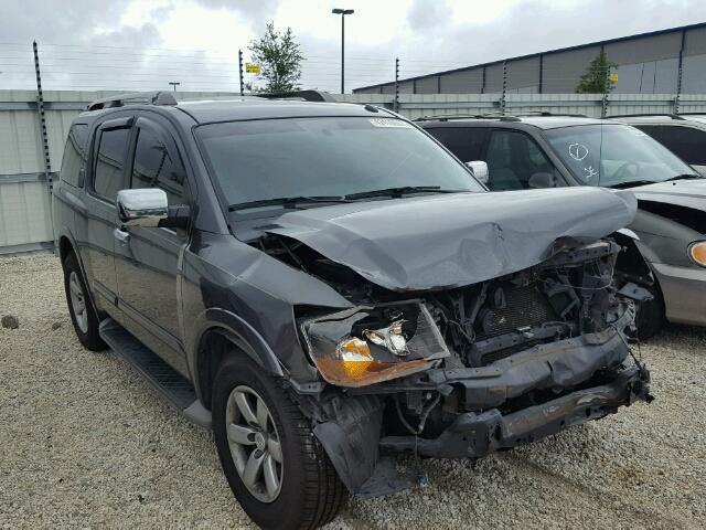 5N1AA0ND7CN610798 - 2012 NISSAN ARMADA SV GRAY photo 1