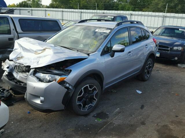 JF2GPAMC9F8252362 - 2015 SUBARU XV CROSSTR SILVER photo 2