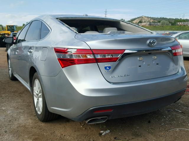 4T1BK1EB9FU147708 - 2015 TOYOTA AVALON XLE 银色 照片 3
