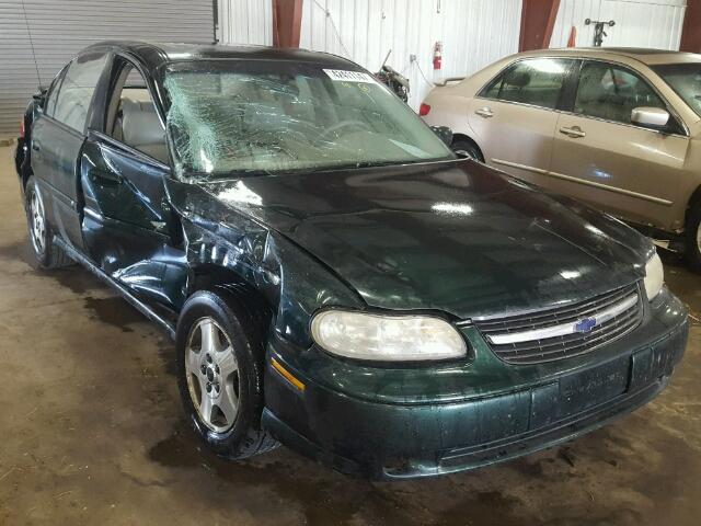 1G1NE52JX3M556302 - 2003 CHEVROLET MALIBU LS GREEN photo 1
