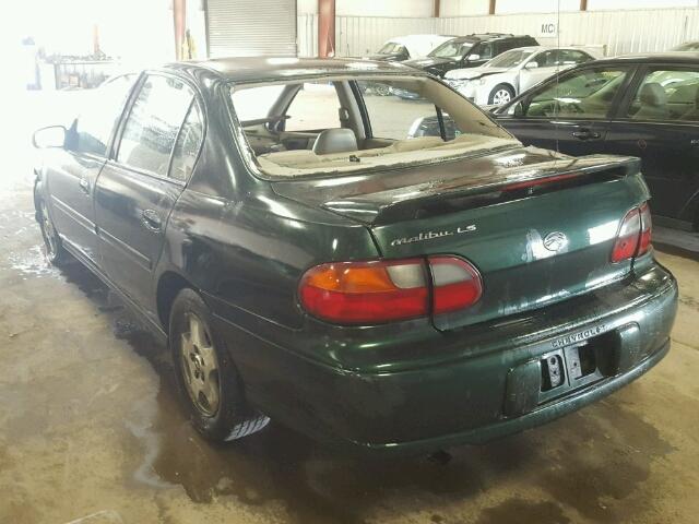 1G1NE52JX3M556302 - 2003 CHEVROLET MALIBU LS GREEN photo 3
