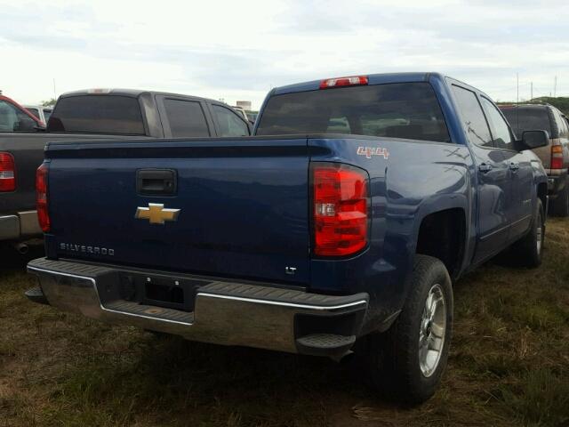 3GCUKREC1HG368424 - 2017 CHEVROLET SILVERADO BLUE photo 4