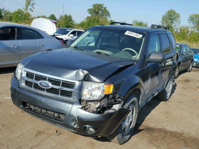 1FMCU03Z08KE50741 - 2008 FORD ESCAPE XLT BLACK photo 2