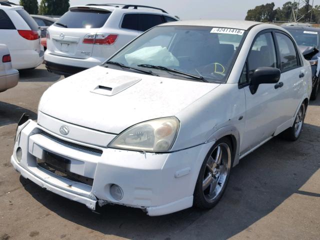 JS2RA61S045205324 - 2004 SUZUKI AERIO S WHITE photo 2