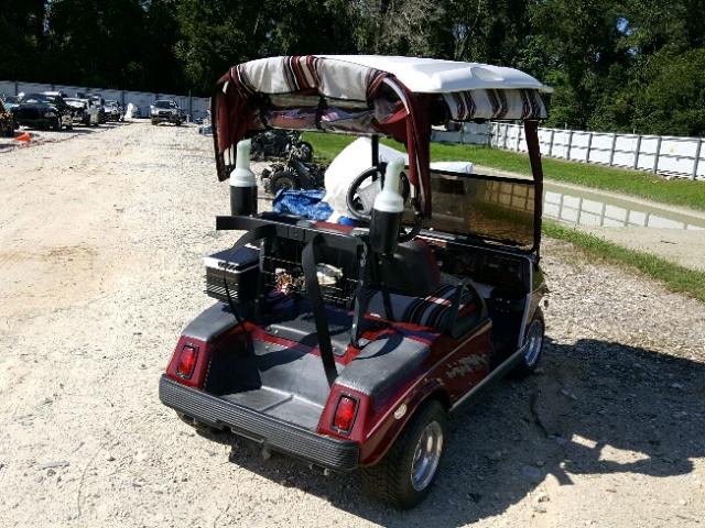 QP0399273535 - 2003 CLUB GOLF CART BURGUNDY photo 4