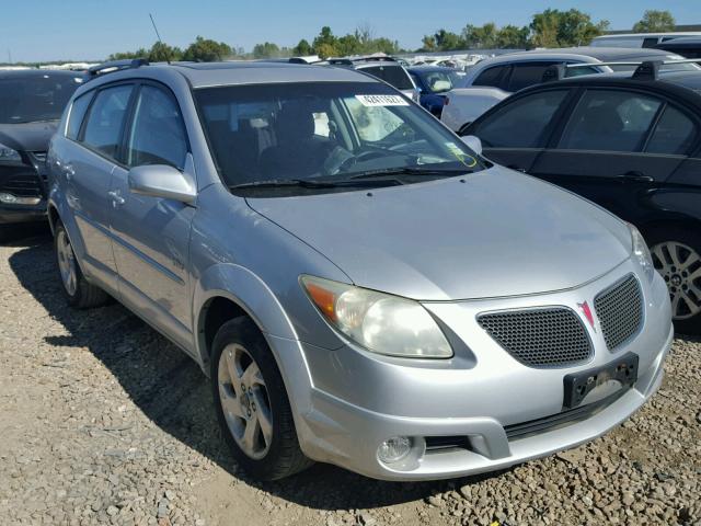 5Y2SM63895Z415418 - 2005 PONTIAC VIBE SILVER photo 1