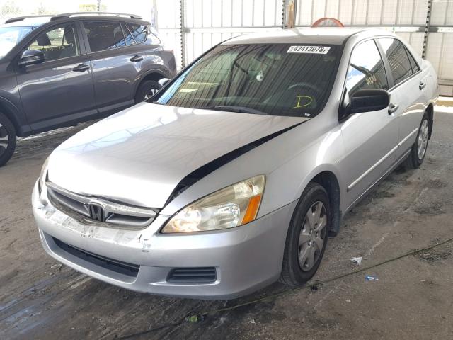 1HGCM56136A123486 - 2006 HONDA ACCORD VAL SILVER photo 2