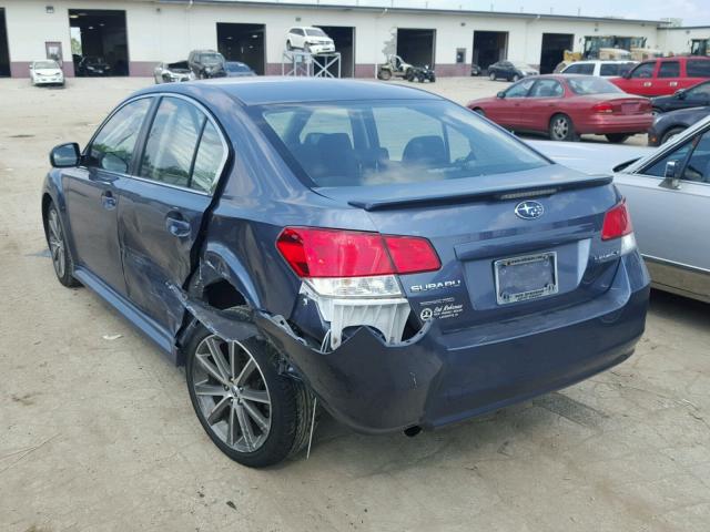 4S3BMCG68D3031090 - 2013 SUBARU LEGACY BLUE photo 3