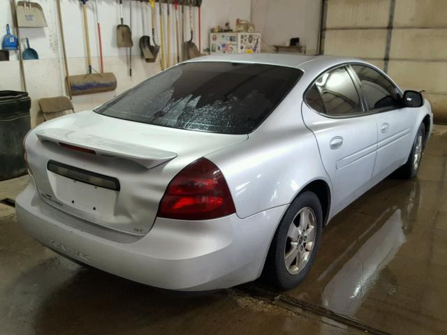 2G2WS522451277105 - 2005 PONTIAC GRAND PRIX SILVER photo 4